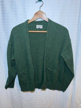 Universal Thread Green Knit Cardigan Small Cozy Sweater
